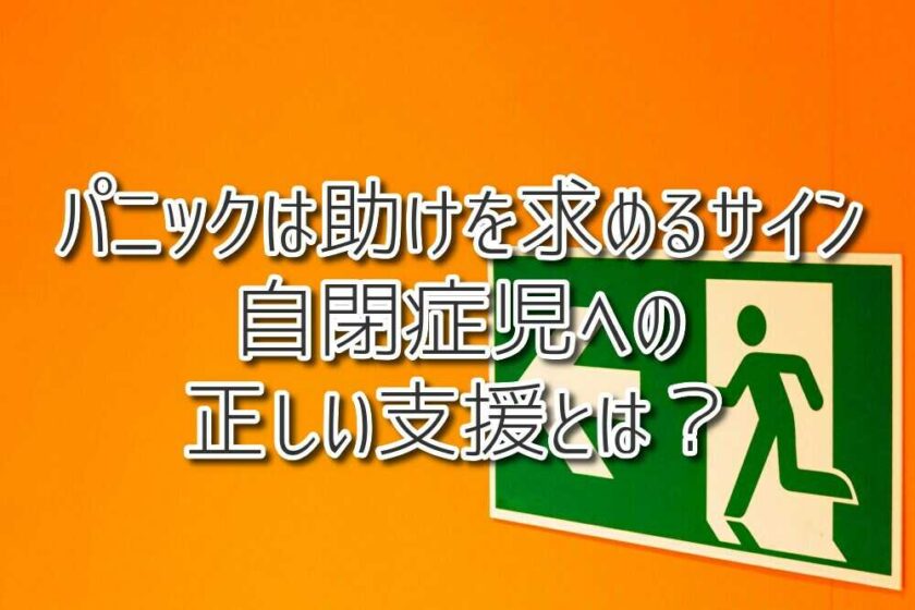 パニックは助けを求めるサイン：自閉症児への正しい支援とは？（放課後等デイサービスASTEP・ASTEP長岡京）